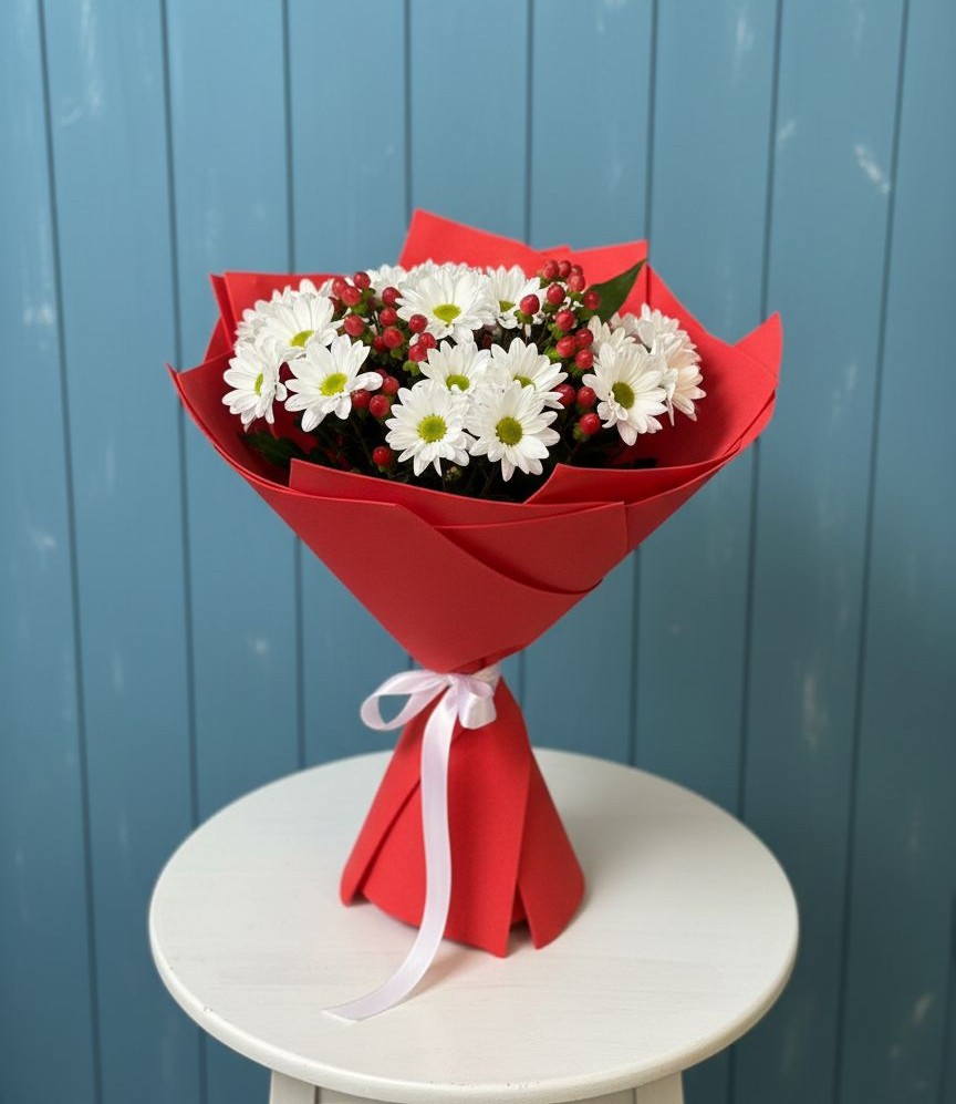 Букет цветов из: Хризантемы в Лисино-Корпус