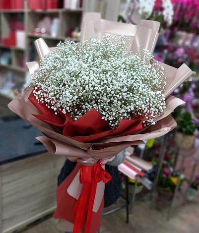 Букет цветов из: Гипсофила в Лисино-Корпус