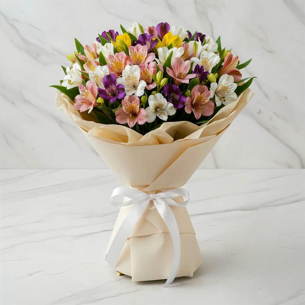 Букет цветов из: Альстромерии в Лисино-Корпус