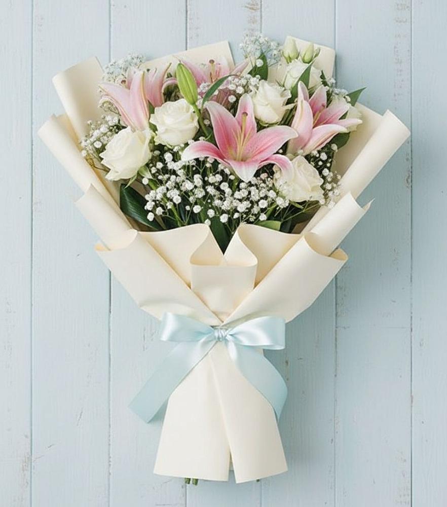 Букет цветов из: Лилии в Лисино-Корпус