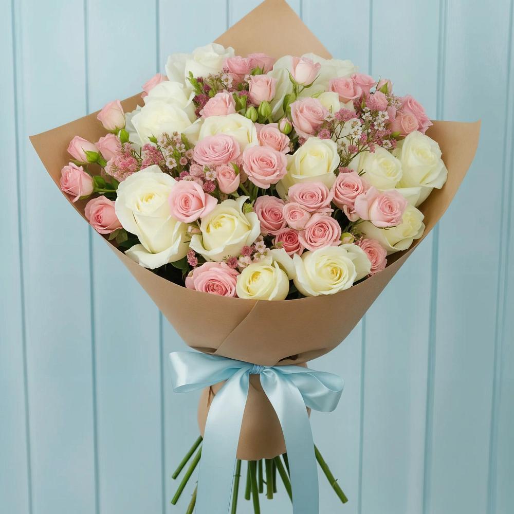 Букет цветов из: Розы в Лисино-Корпус