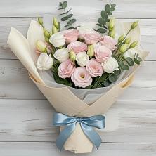 Букет цветов из:  Лизиантусы в Лисино-Корпус