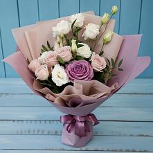 Букет цветов из:  Розы и Лизиантусы в Лисино-Корпус