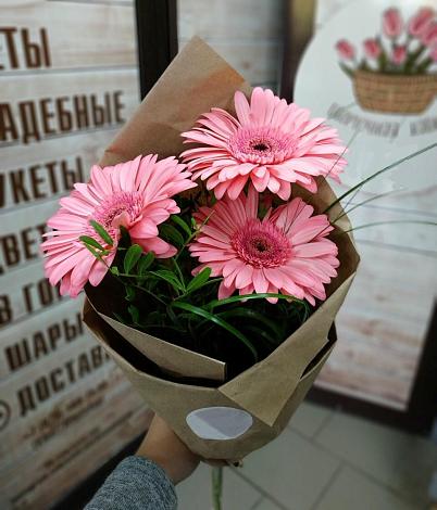 Букет цветов из: Герберы в Лисино-Корпус