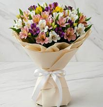 Букет цветов из:  Альстромерии #REPLACE_PRED# Лисино-Корпус