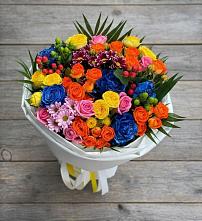 Букет цветов из:  Розы и Хризантемы в Лисино-Корпус