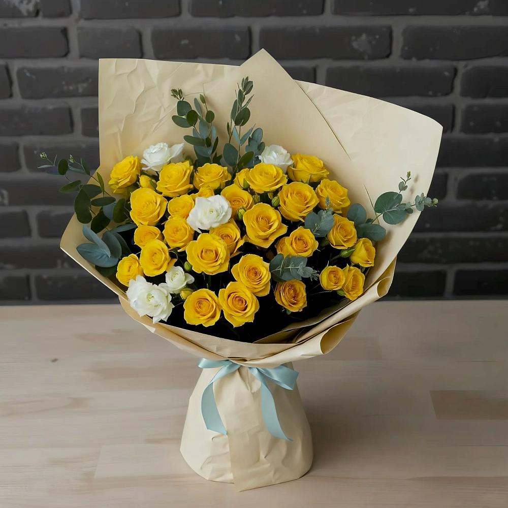 Букет цветов из: Розы в Лисино-Корпус