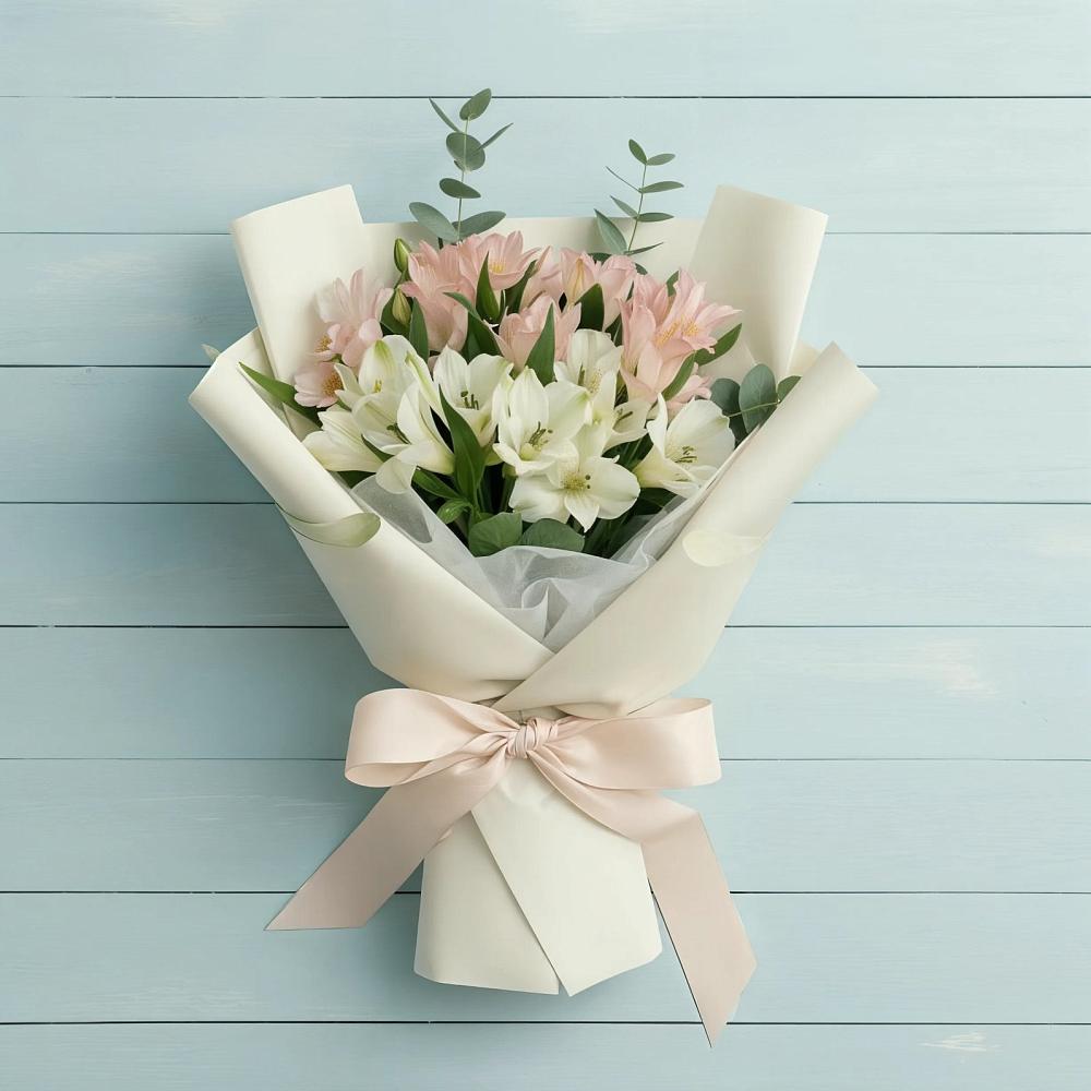 Букет цветов из: Альстромерии в Лисино-Корпус