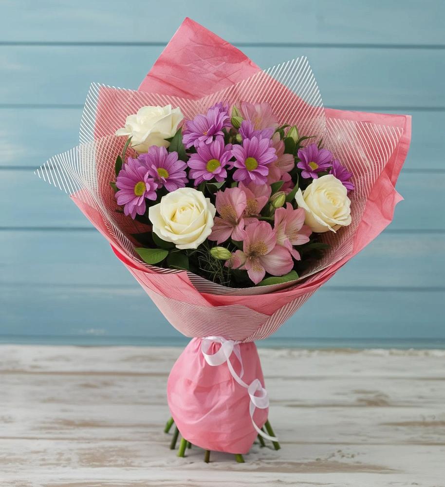 Букет цветов из: Герберы в Лисино-Корпус