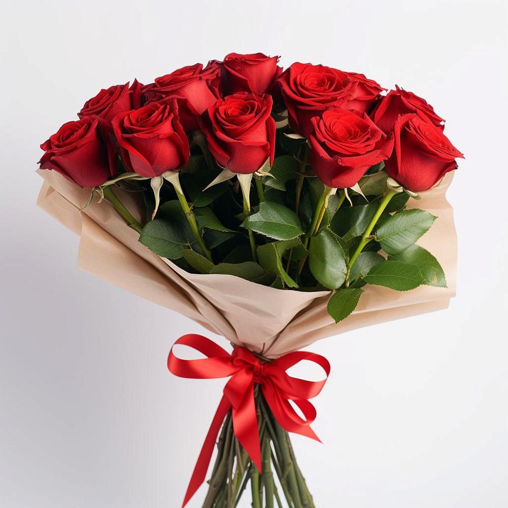 Букет 11 Красных роз Эдлесс Лав в Лисино-Корпус